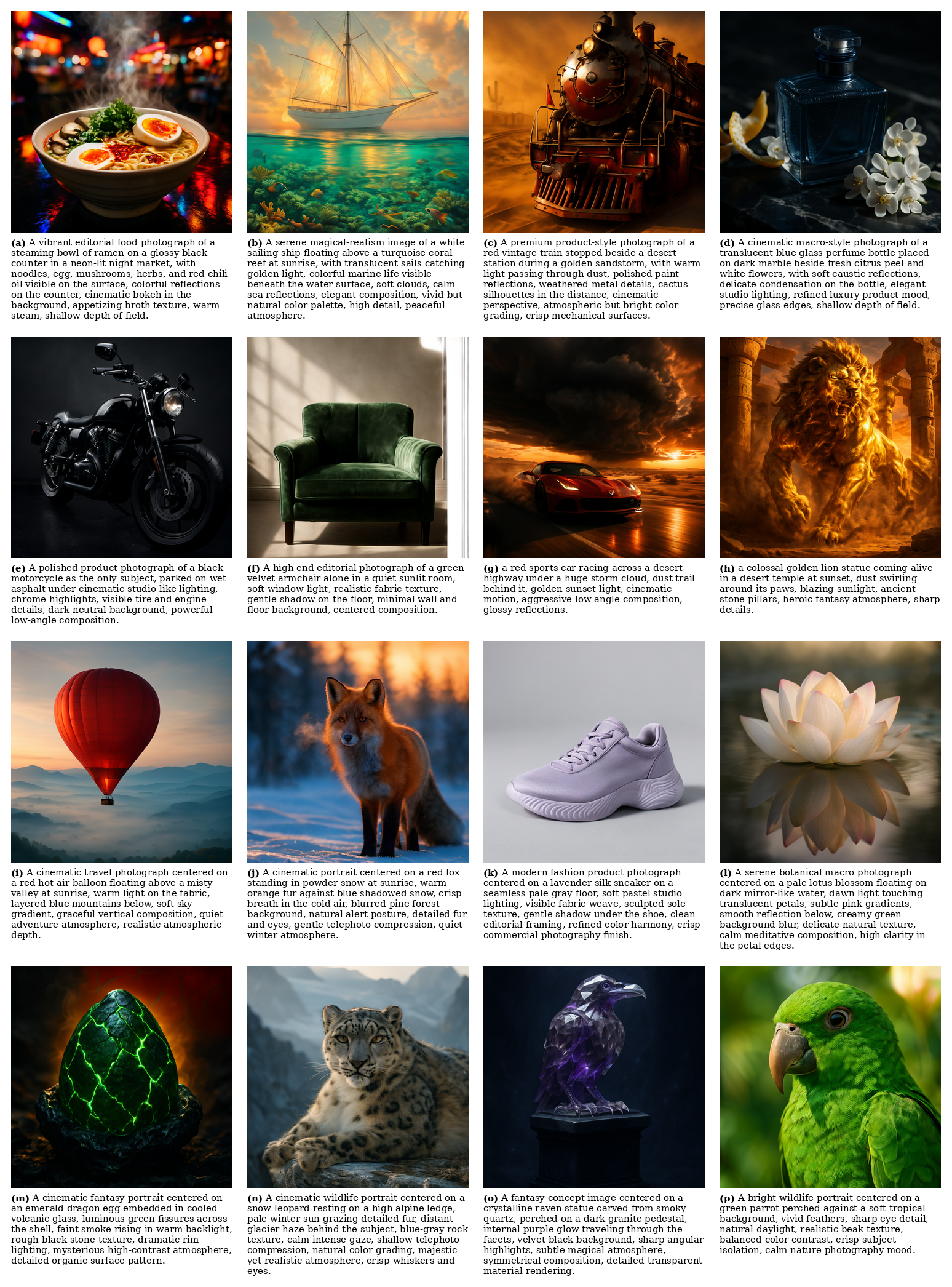 Text-guided generation samples